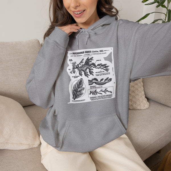 Botanical Anatomy Hoodie — Vintage Plant Diagram Sweatshirt