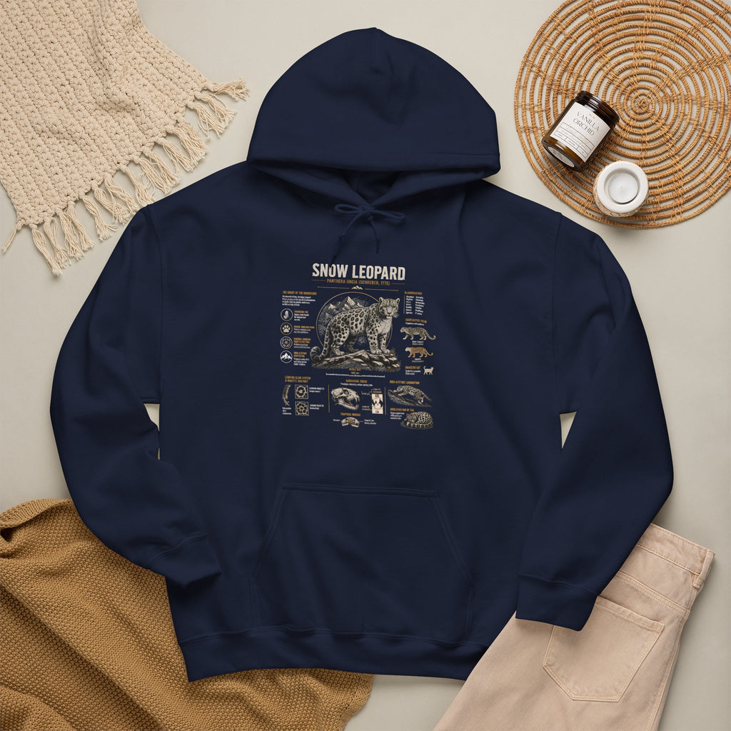 Bear Anatomy Hoodie — Vintage Wildlife Illustration Sweatshirt
