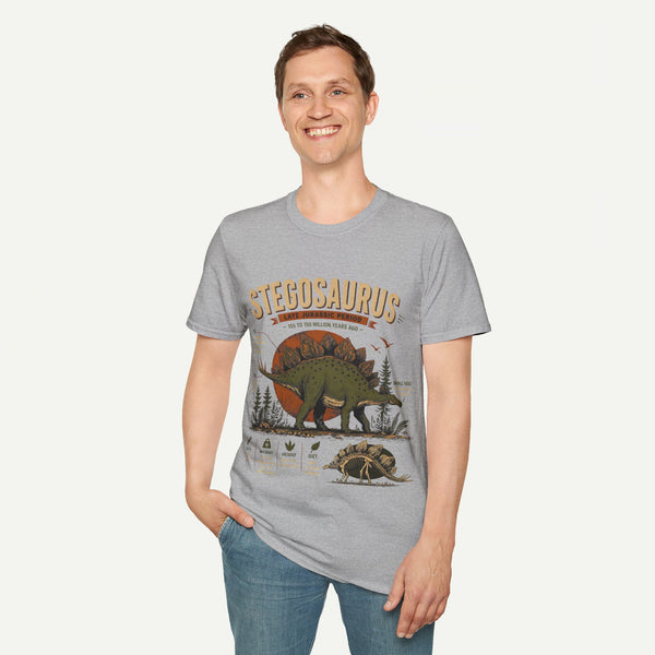 Stegosaurus Anatomy T-Shirt — Vintage Dinosaur Tee