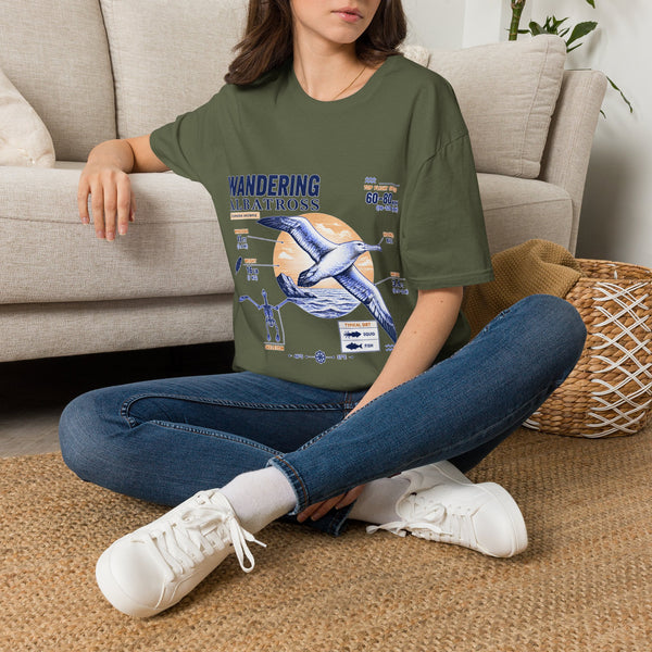 Wandering Albatross Anatomy T-Shirt — Vintage Seabird Graphic Tee