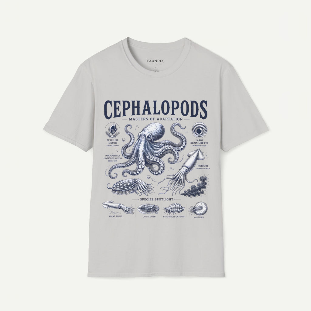Cephalopods T-Shirt — Masters of Adaptation Vintage Octopus Graphic Tee