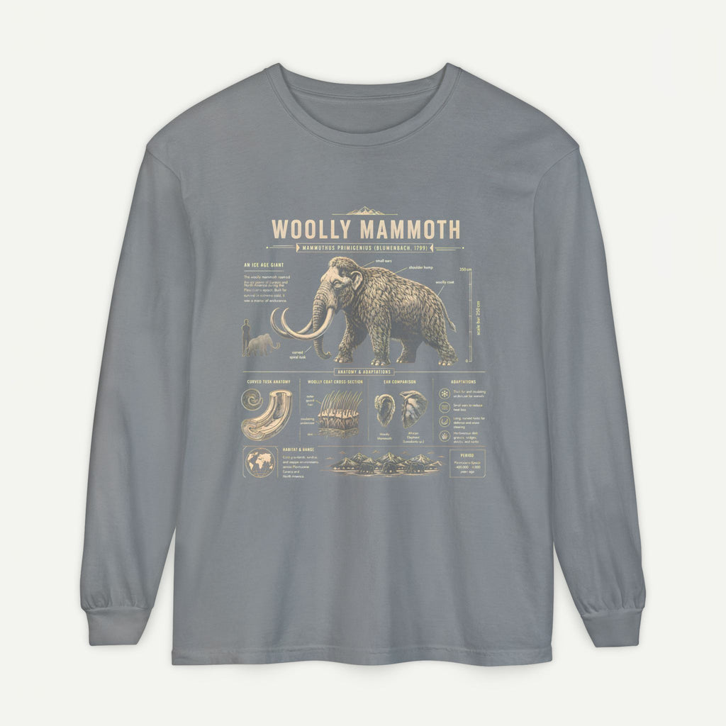 Woolly Mammoth Anatomy Long Sleeve Tee