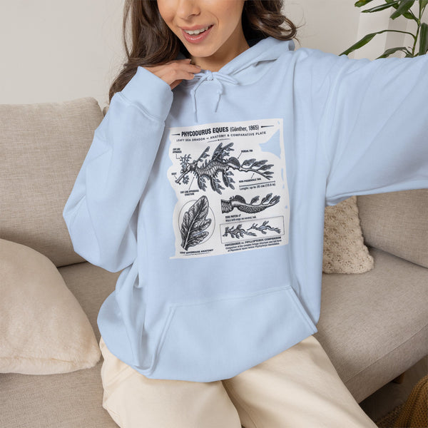 Botanical Anatomy Hoodie — Vintage Plant Diagram Sweatshirt