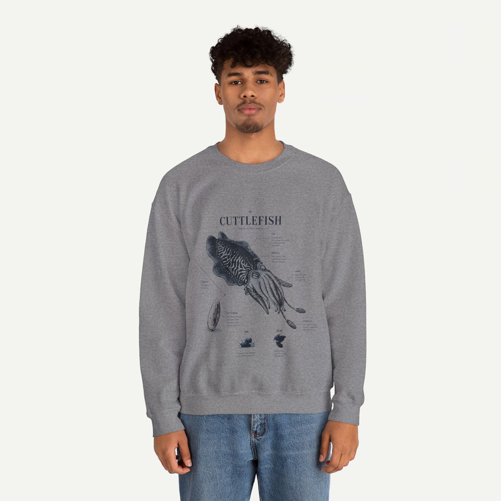Cuttlefish Anatomy Crewneck Sweatshirt