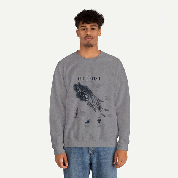 Cuttlefish Anatomy Crewneck Sweatshirt