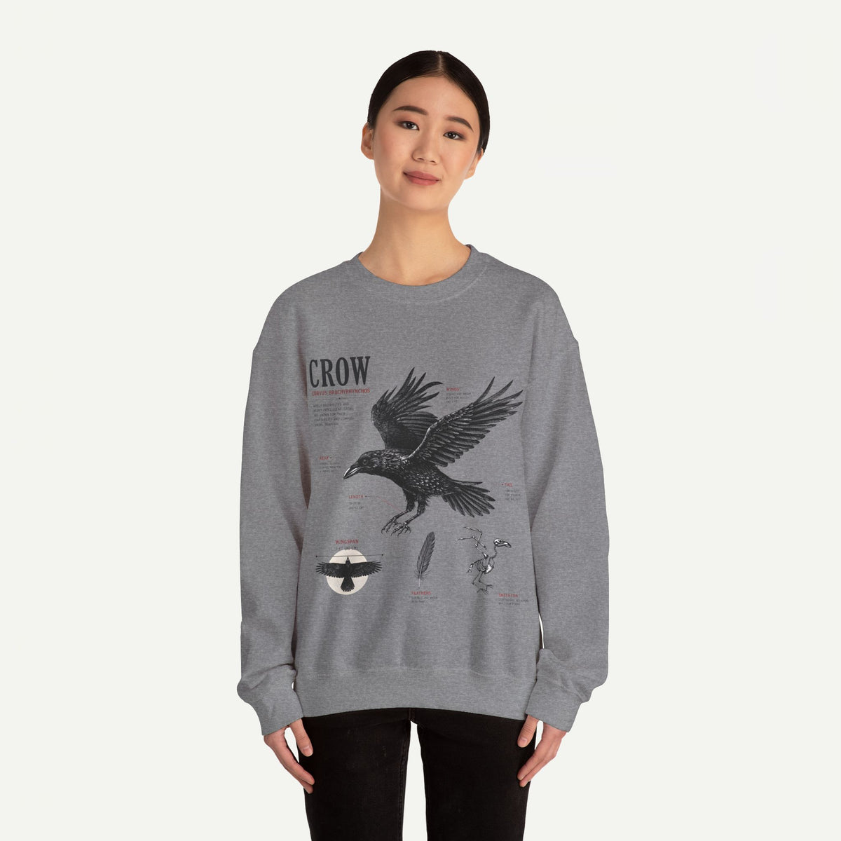 Crow Anatomy Sweatshirt