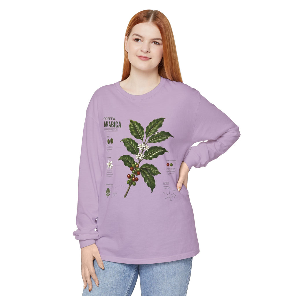 Coffee Arabica Botanical Long Sleeve Tee