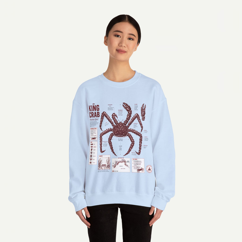 King Crab Anatomy Sweatshirt