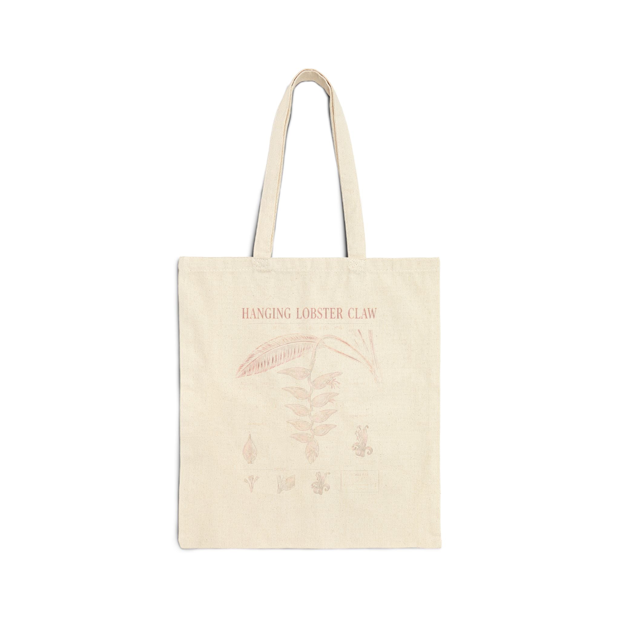 Botanical Hanging Lobster Club Cotton Tote Bag Secondary image