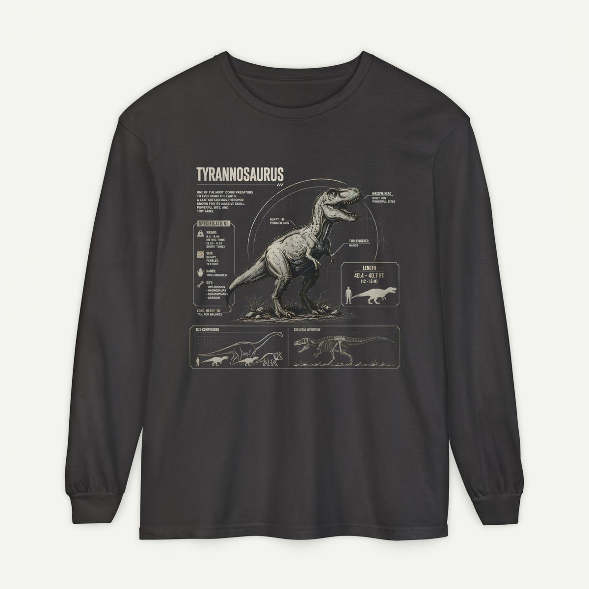 Tyrannosaurus Anatomy Long Sleeve Tee