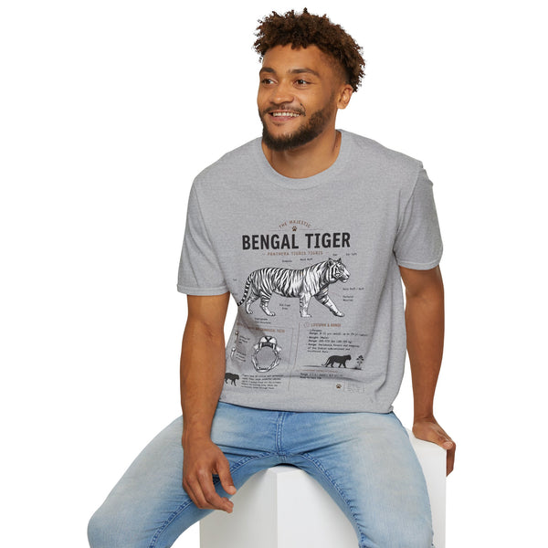 Bengal Tiger Vintage Anatomy T-Shirt