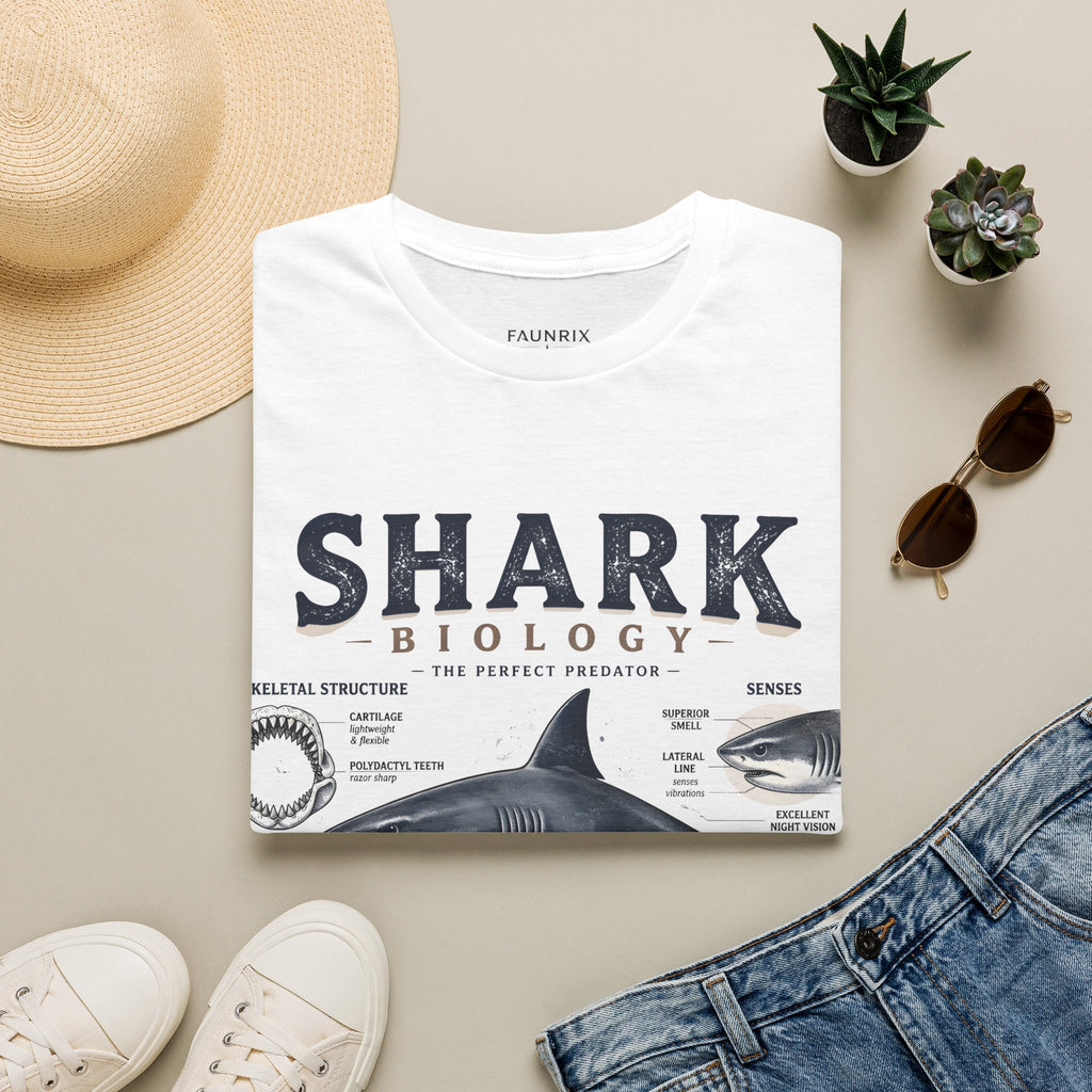 Shark Biology T-Shirt — Vintage Anatomy Graphic Tee