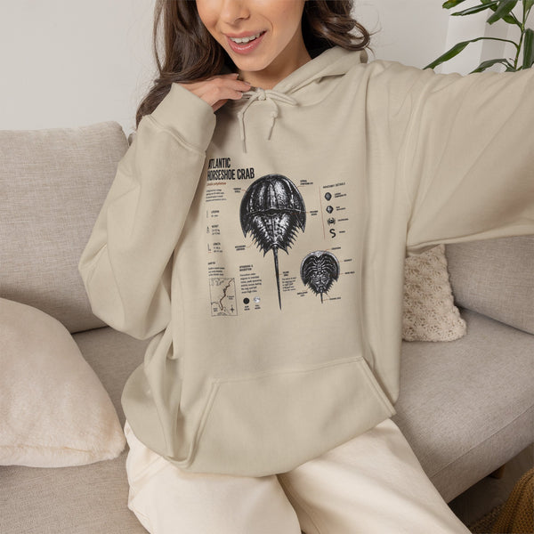 Horseshoe Crab Anatomy Hoodies
