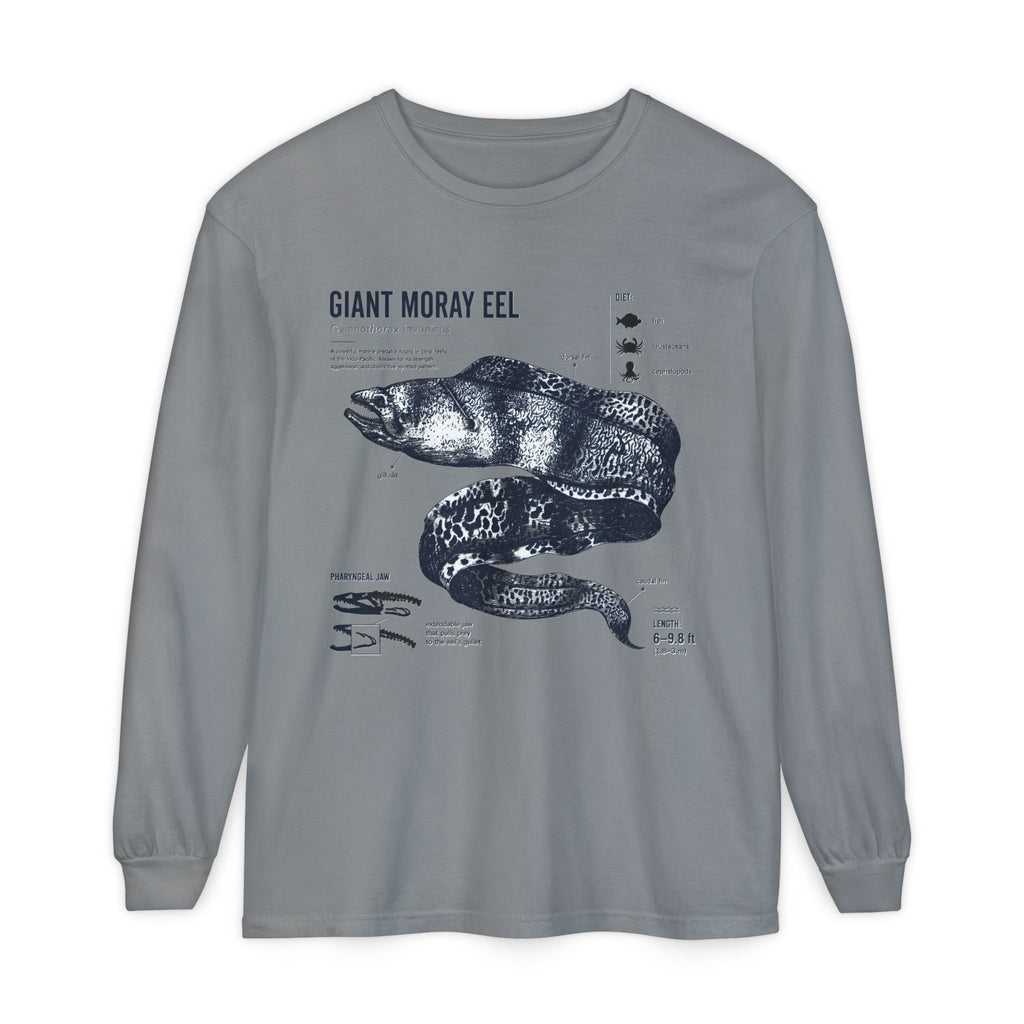 Giant Moray Eel Anatomy Long Sleeve Shirt