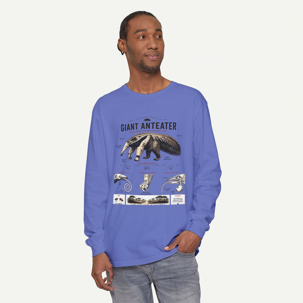 Giant Anteater Anatomy Long Sleeve Tee