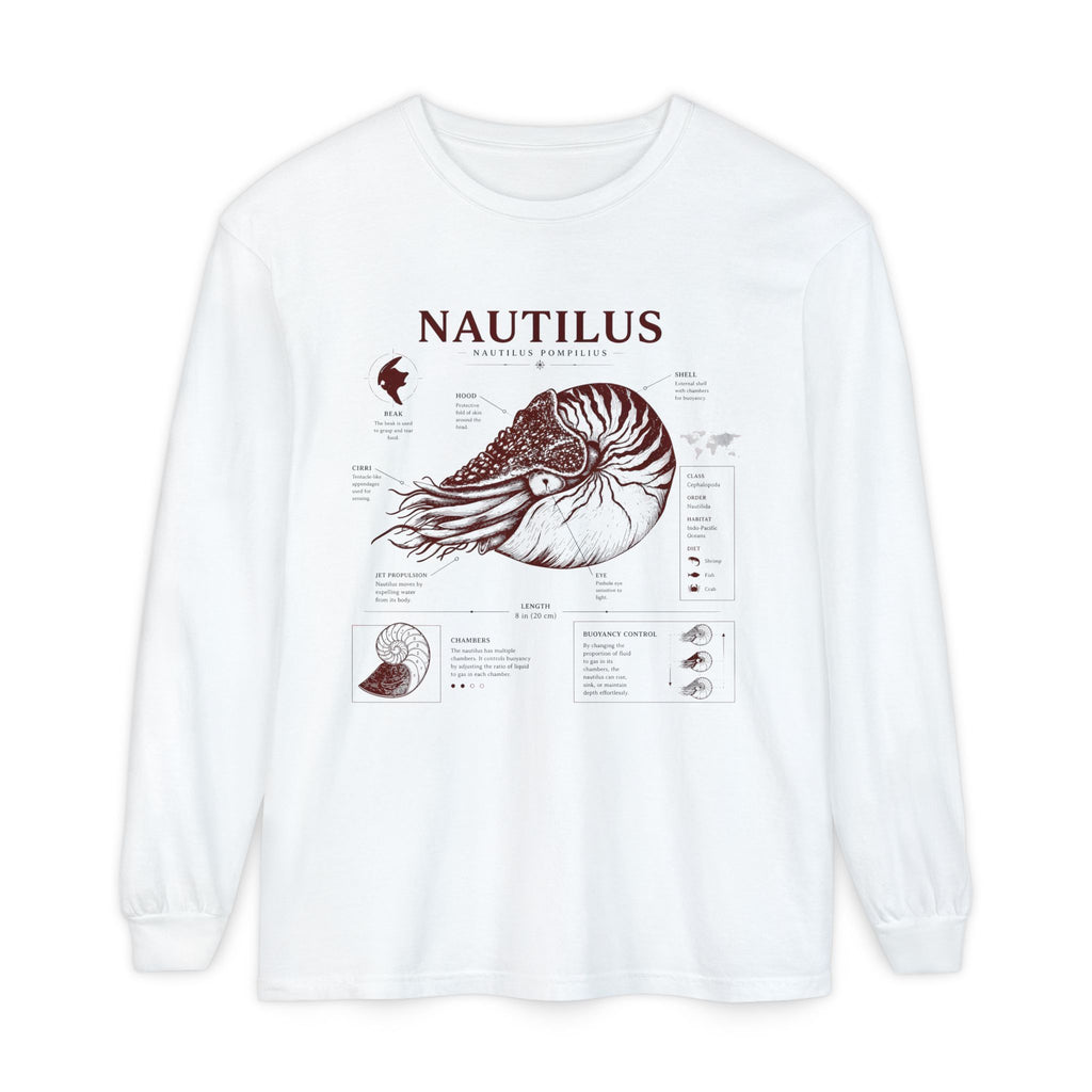 Nautilus Anatomy Long Sleeve T‑Shirt