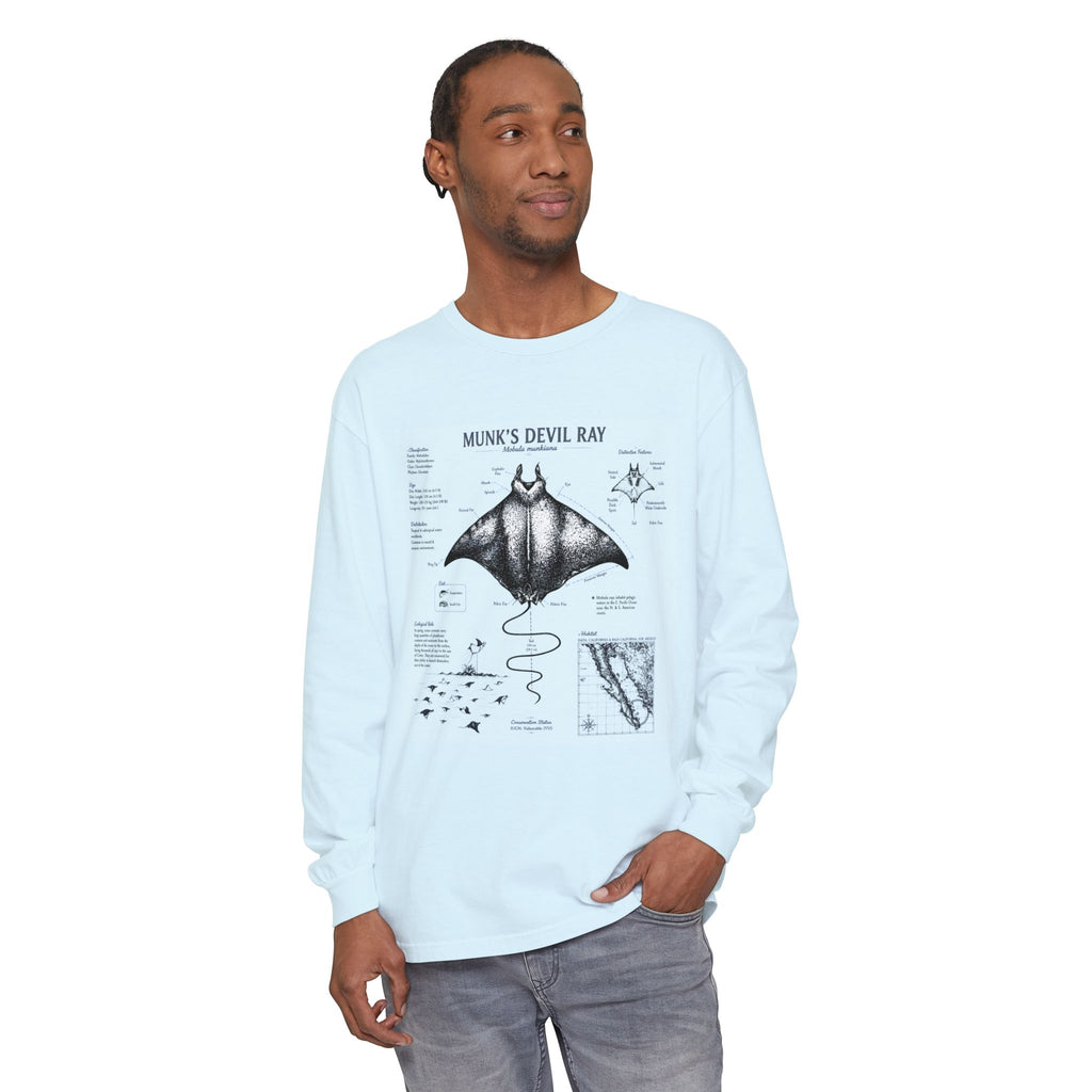 Munk's Devil Ray Anatomy Long Sleeve Tee