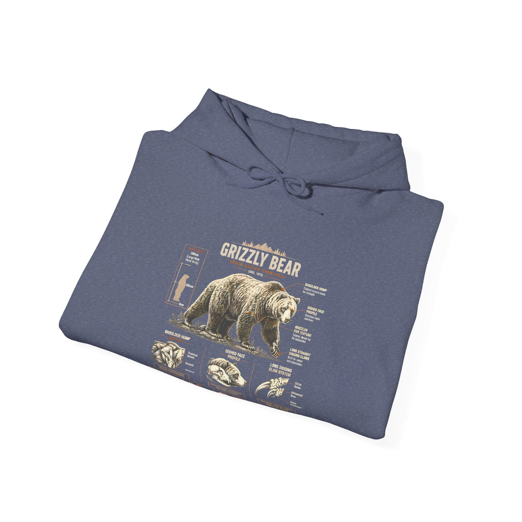 Hoodie — Vintage Bear Anatomy Graphic Hoodie