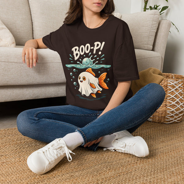 Ghost Fish T-Shirt — Cute Boo-P!Halloween Graphic Tee