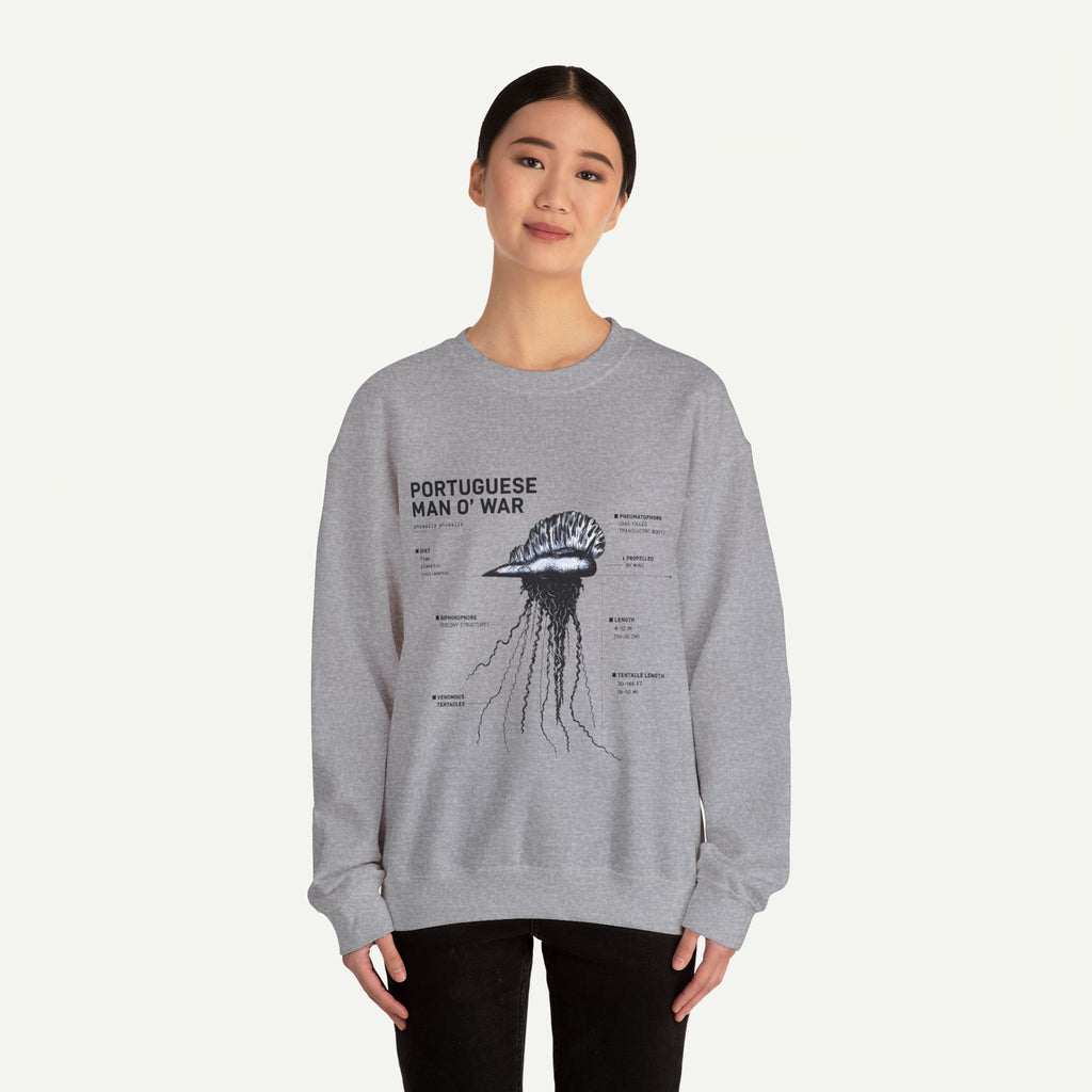 Portuguese Man O' War Anatomy Sweatshirt
