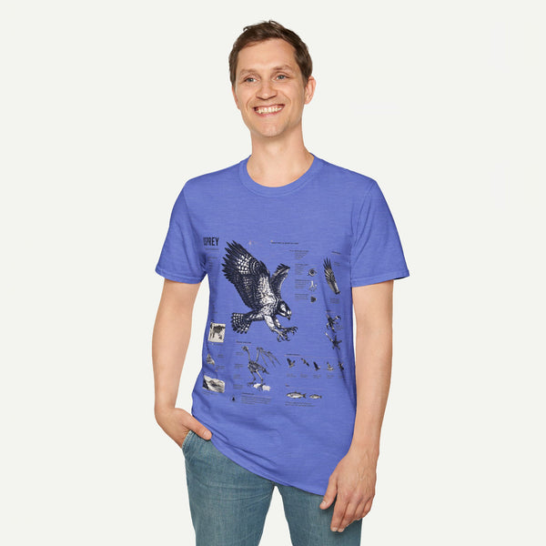 Osprey Anatomy T-Shirt — Vintage Bird Illustration Tee