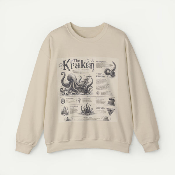 Kraken Illustration Crewneck Sweatshirt