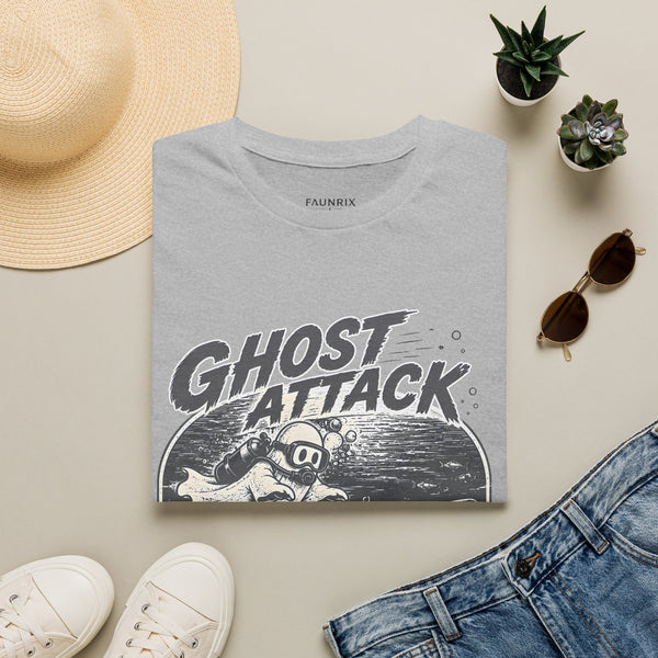 Ghost Attack T-Shirt — Vintage Horror Graphic Tee