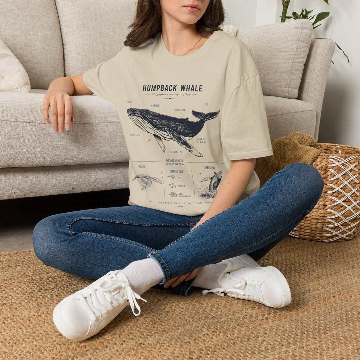 Humpback Whale Anatomy T-Shirt