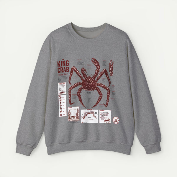 King Crab Anatomy Sweatshirt