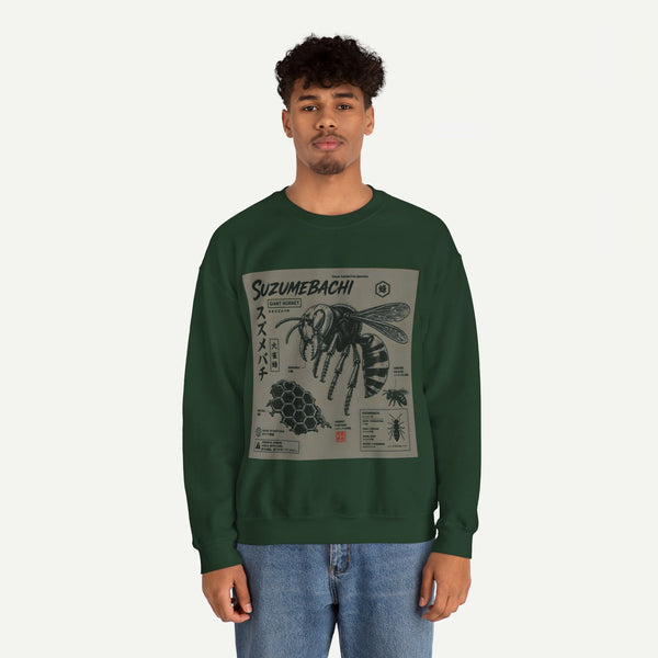 Suzumebachi Hornet Anatomy Crewneck Sweatshirt