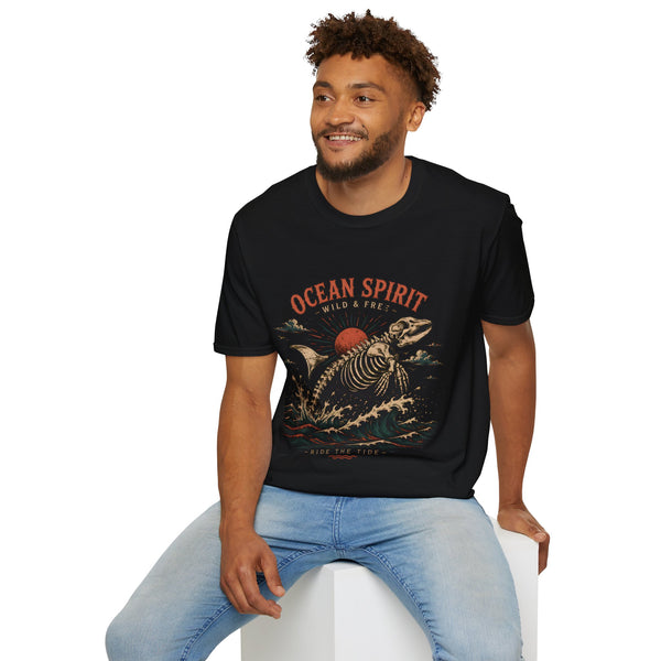 Ocean Spirit T-Shirt — Wild & Free Sea Turtle Graphic Tee