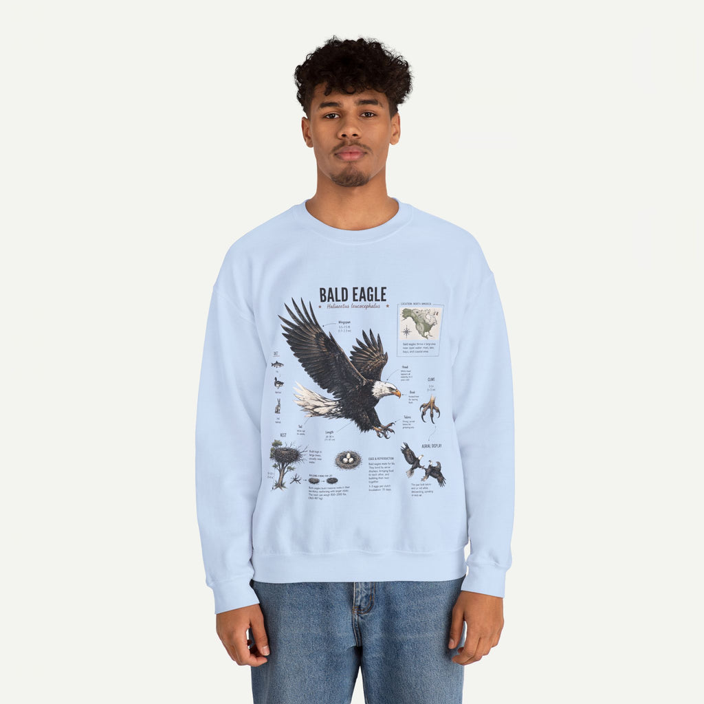 Bald Eagle Anatomy Sweatshirt