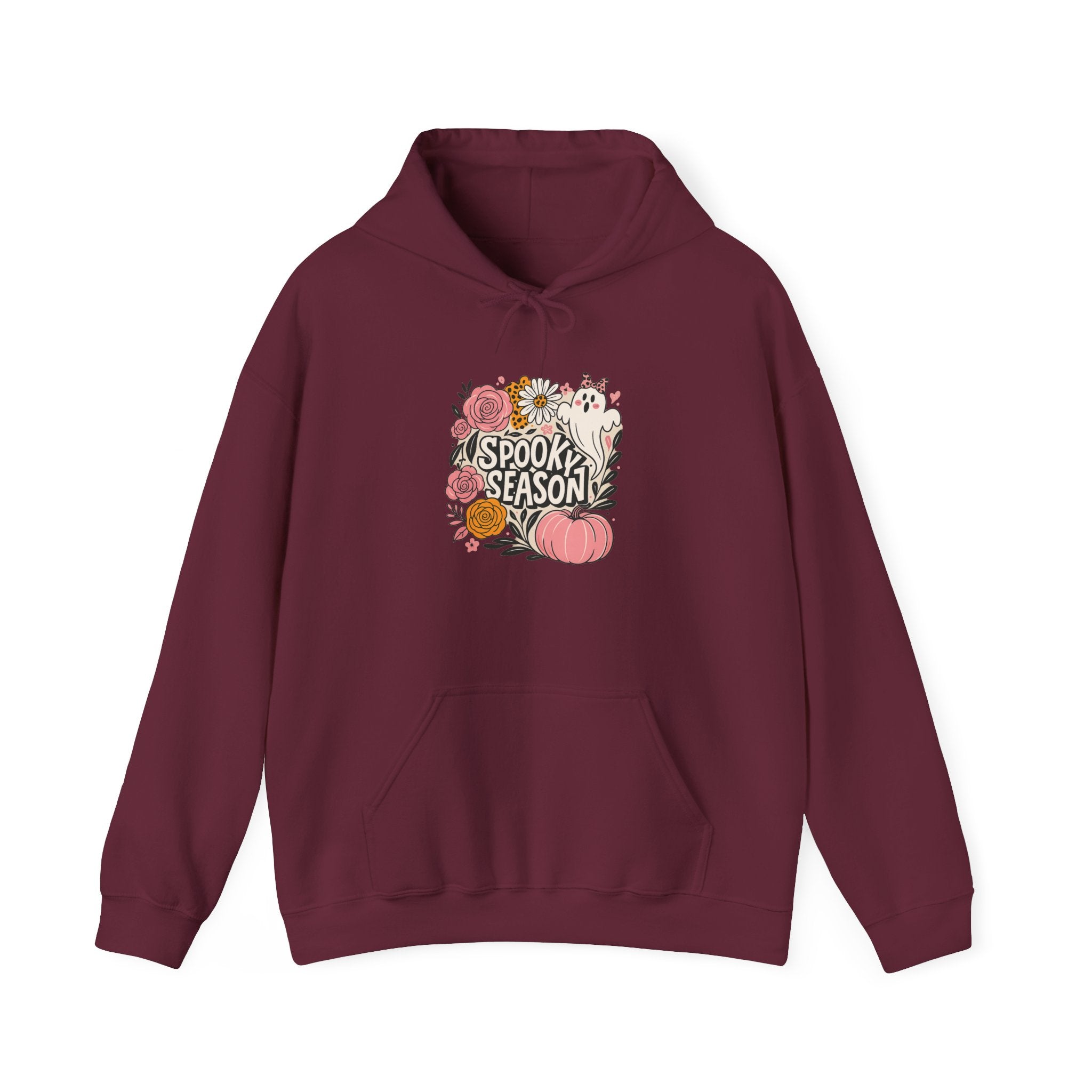 Spook Season Floral Pumpkin Hoodie