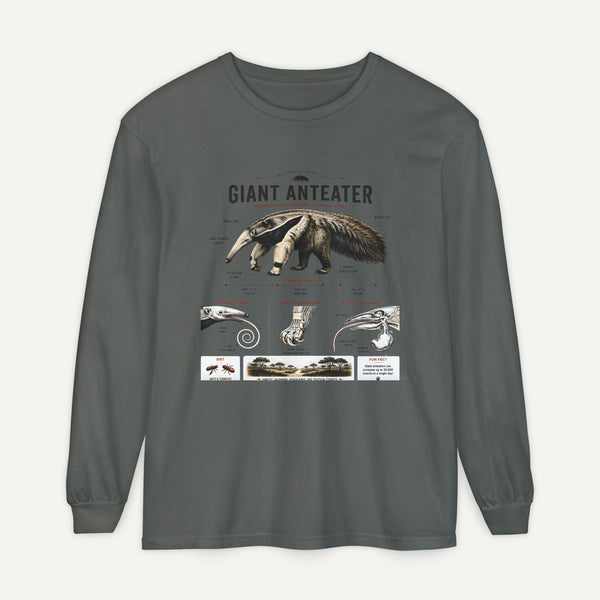 Giant Anteater Anatomy Long Sleeve Tee