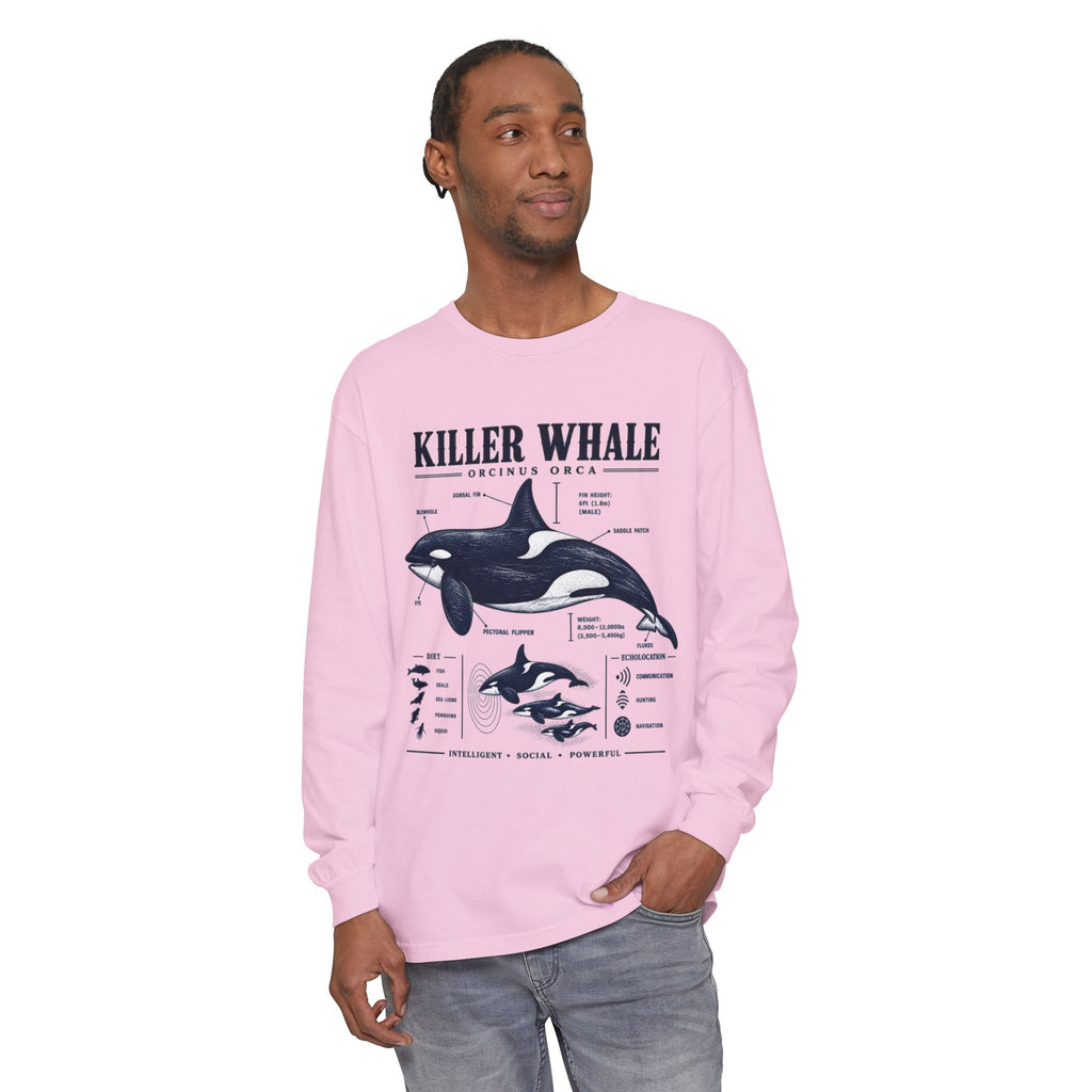 Killer Whale Anatomy Long Sleeve Tee