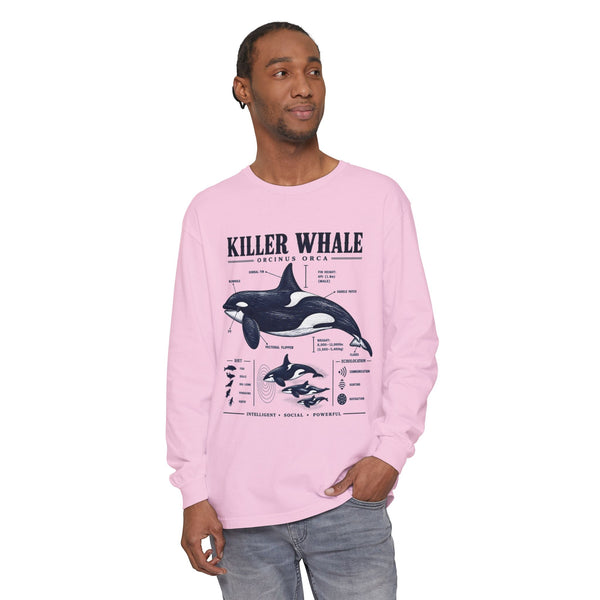 Killer Whale Anatomy Long Sleeve Tee