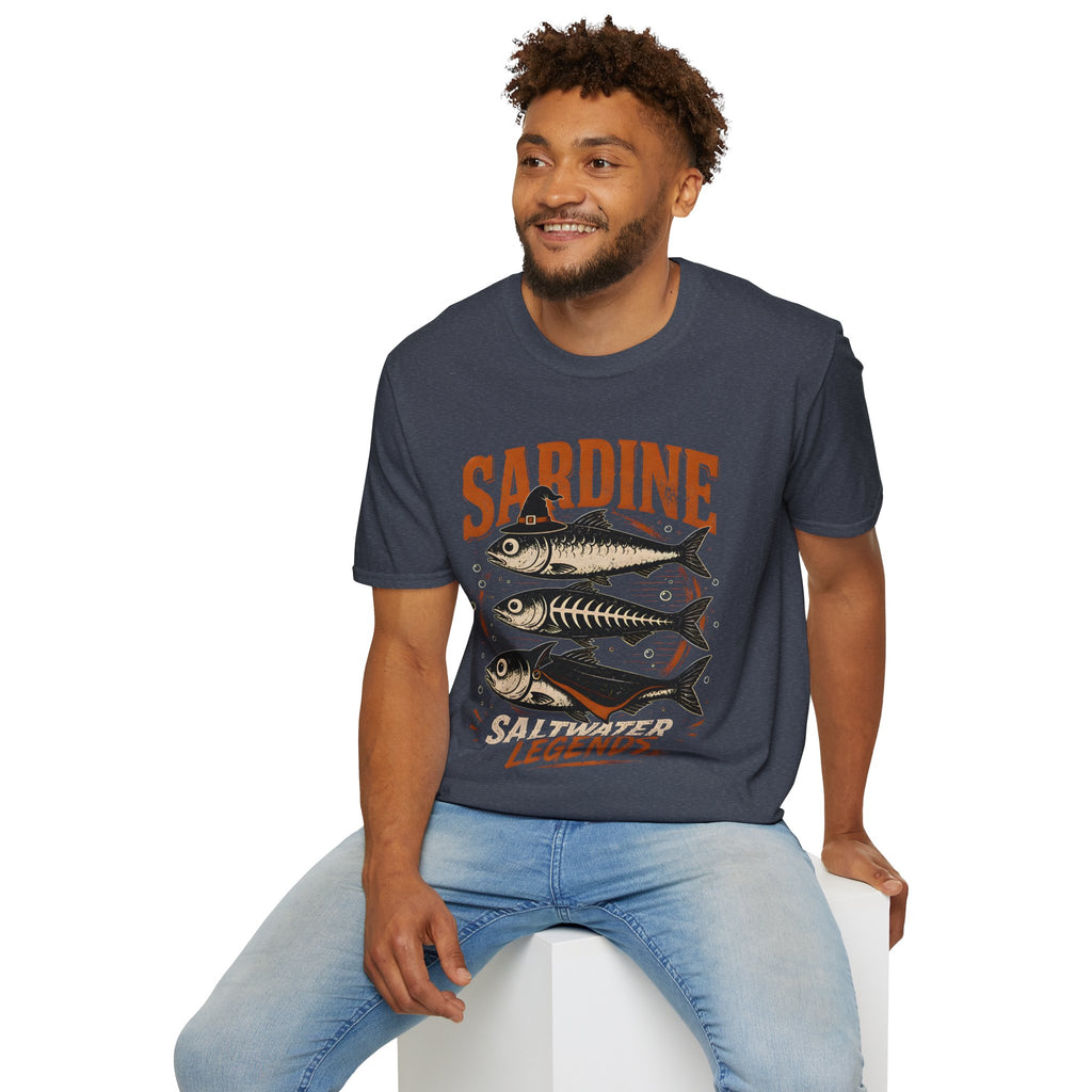 Sardine Vintage Fish T-Shirt — Retro Seafood Graphic Tee