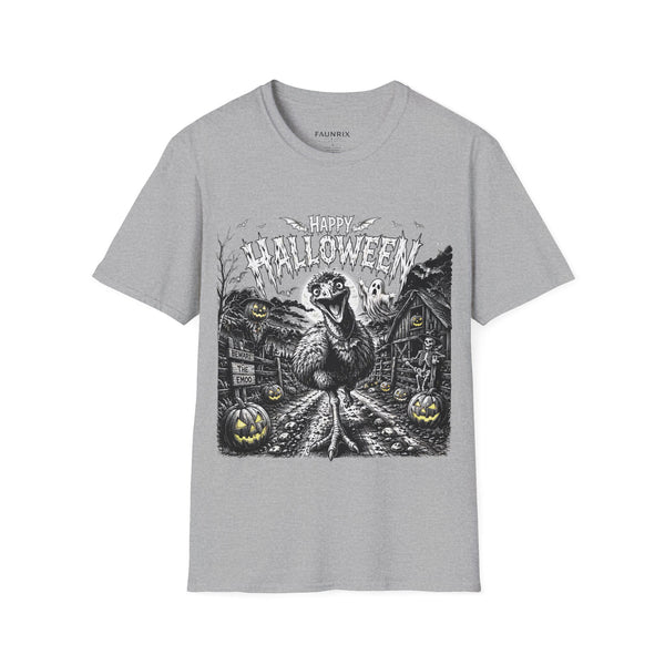 Halloween Vintage Goose T-Shirt — Happy Halloween Retro Horror Graphic
