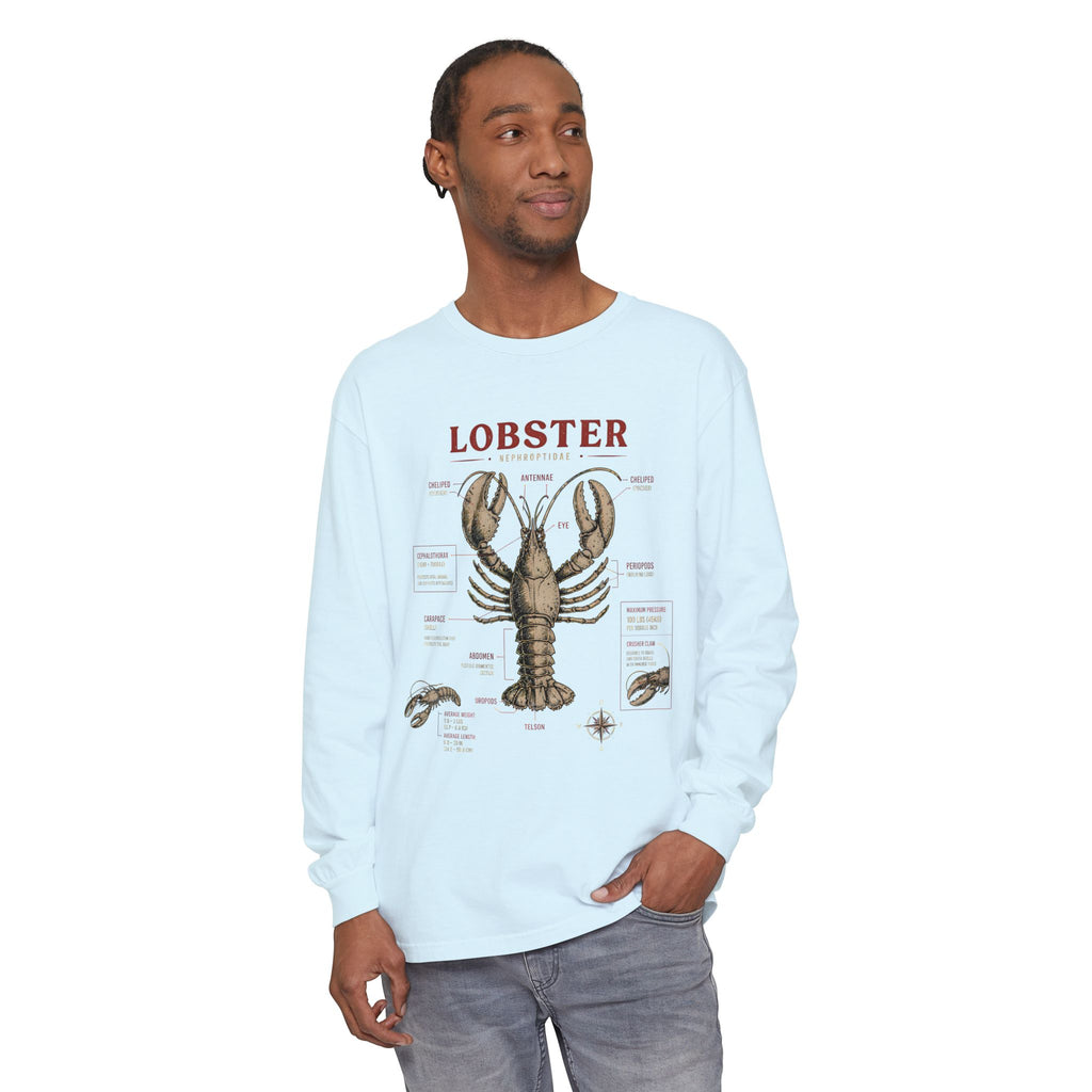 Lobster Anatomy Long Sleeve Tee
