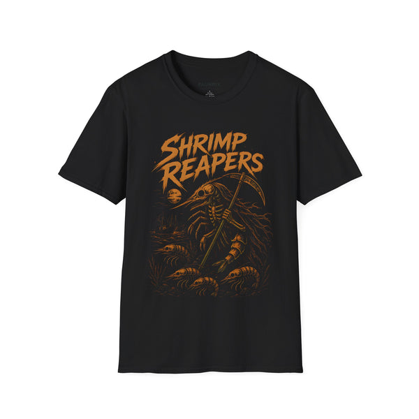 Shrimp Reapers T‑Shirt — Vintage Horror Seafood Graphic Tee