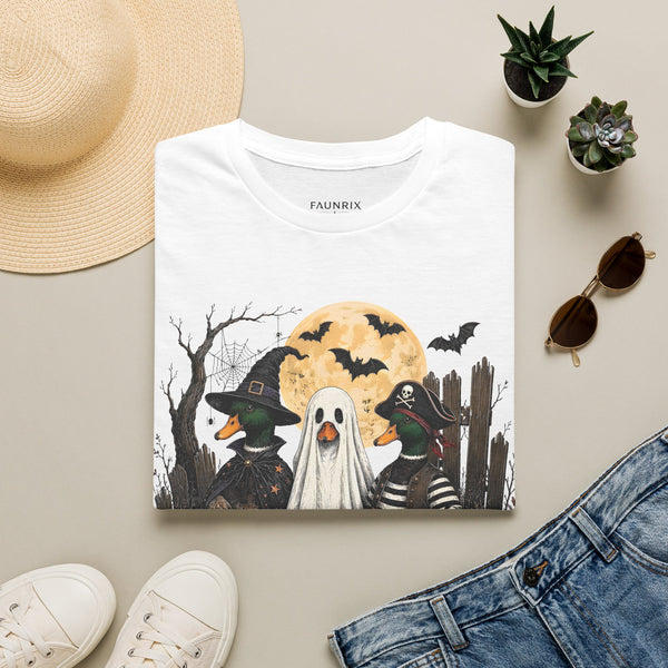 Duck Duck BOO! Halloween T-Shirt — Cute Spooky Duck Costume Tee