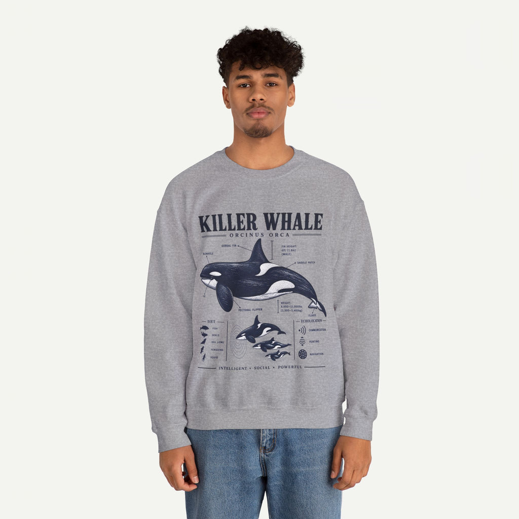 Killer Whale Anatomy Sweatshirt