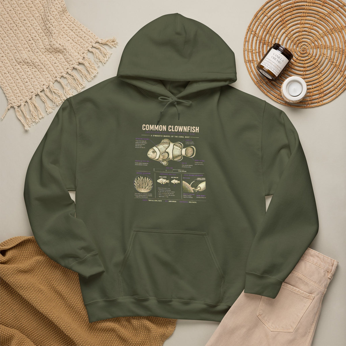 Hoodie — Cheesecake Flavor Chart Graphic Hoodie