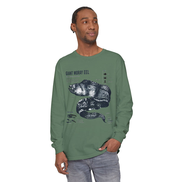 Giant Moray Eel Anatomy Long Sleeve Shirt