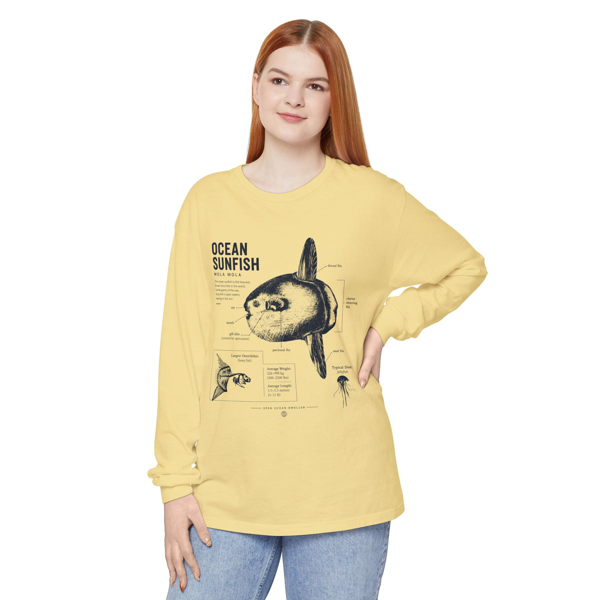 Unisex Garment-dyed Long Sleeve T-Shirt