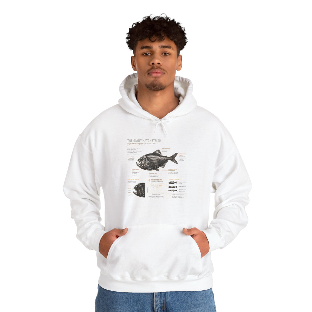 Blackfish Anatomy Hoodie – Fish Identification Diagram Sweatshirt