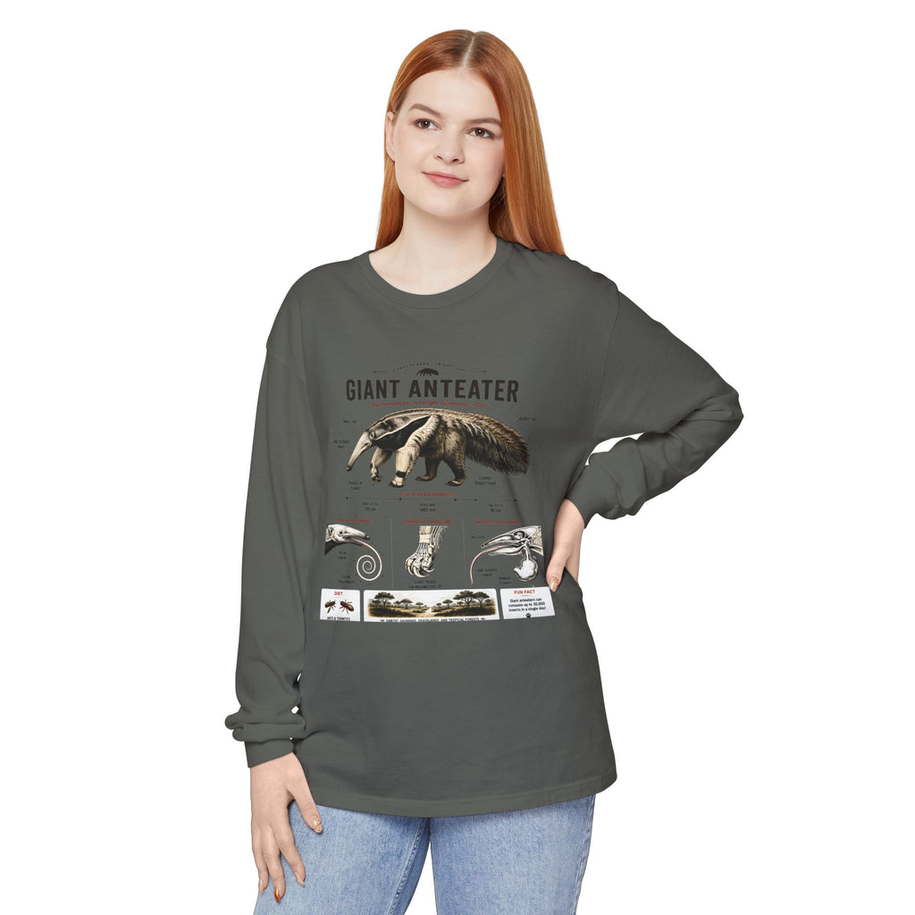 Giant Anteater Anatomy Long Sleeve Tee