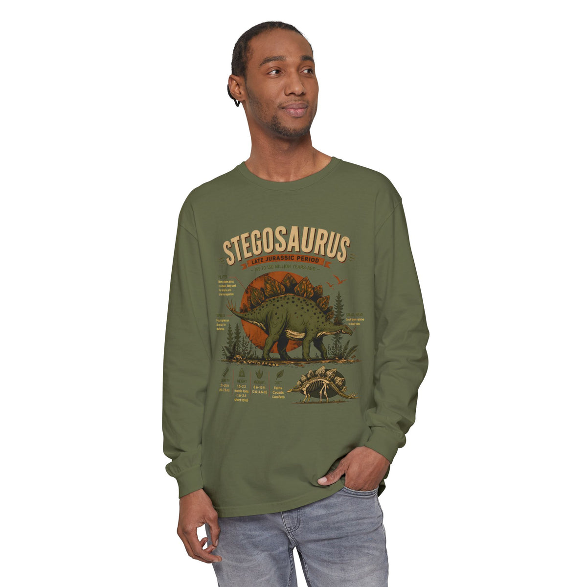 Unisex Garment-dyed Long Sleeve T-Shirt