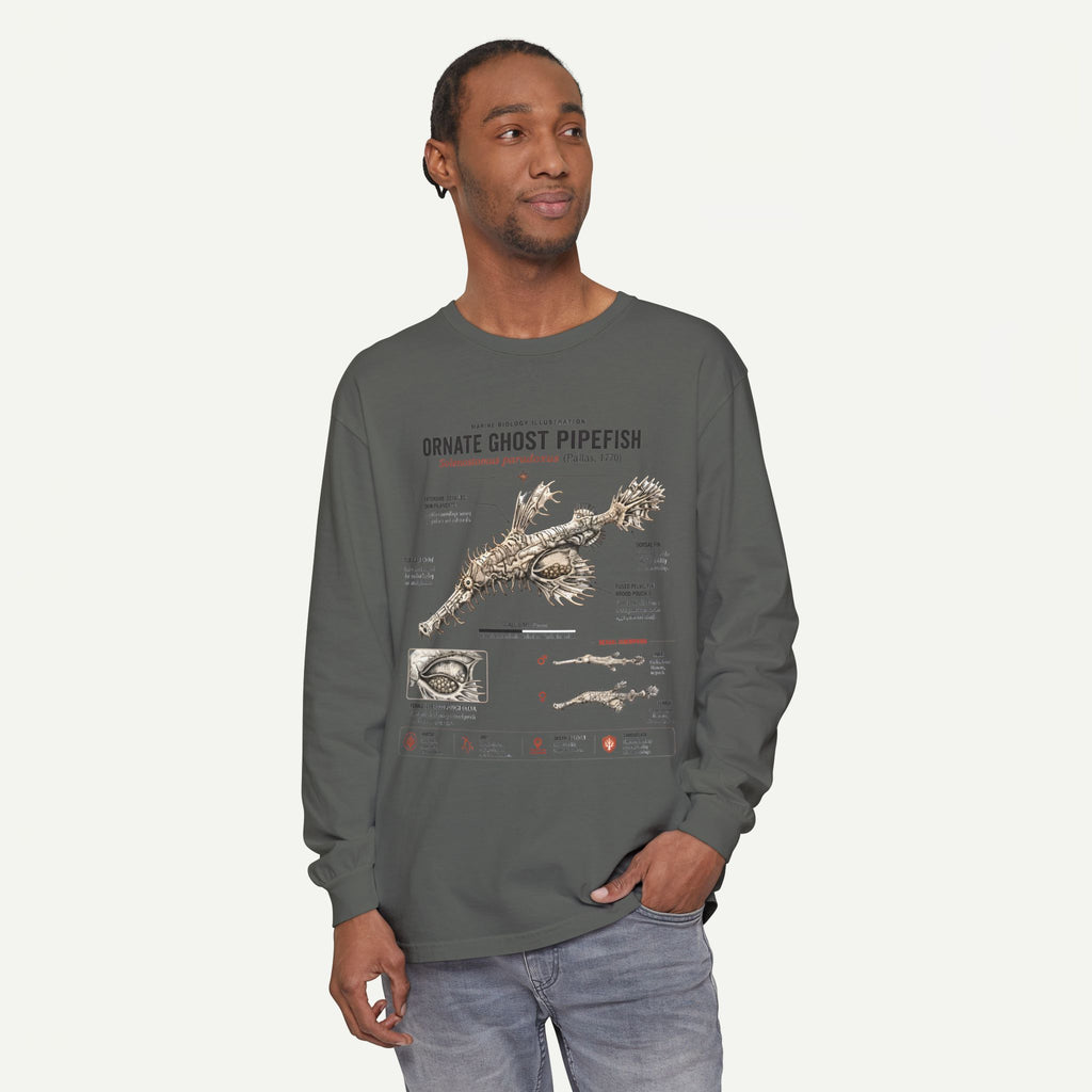 Ornate Ghost Pipefish Anatomical Long Sleeve Tee