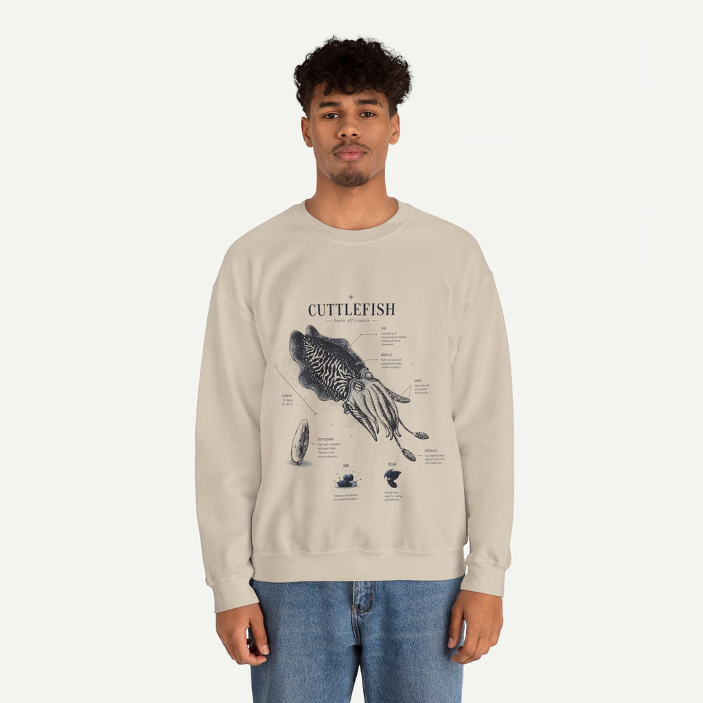 Cuttlefish Anatomy Crewneck Sweatshirt
